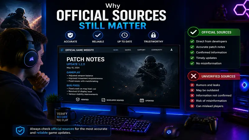 Why Official Sources Still Matter